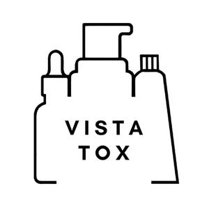 Vista Toxicology logo in black on white background